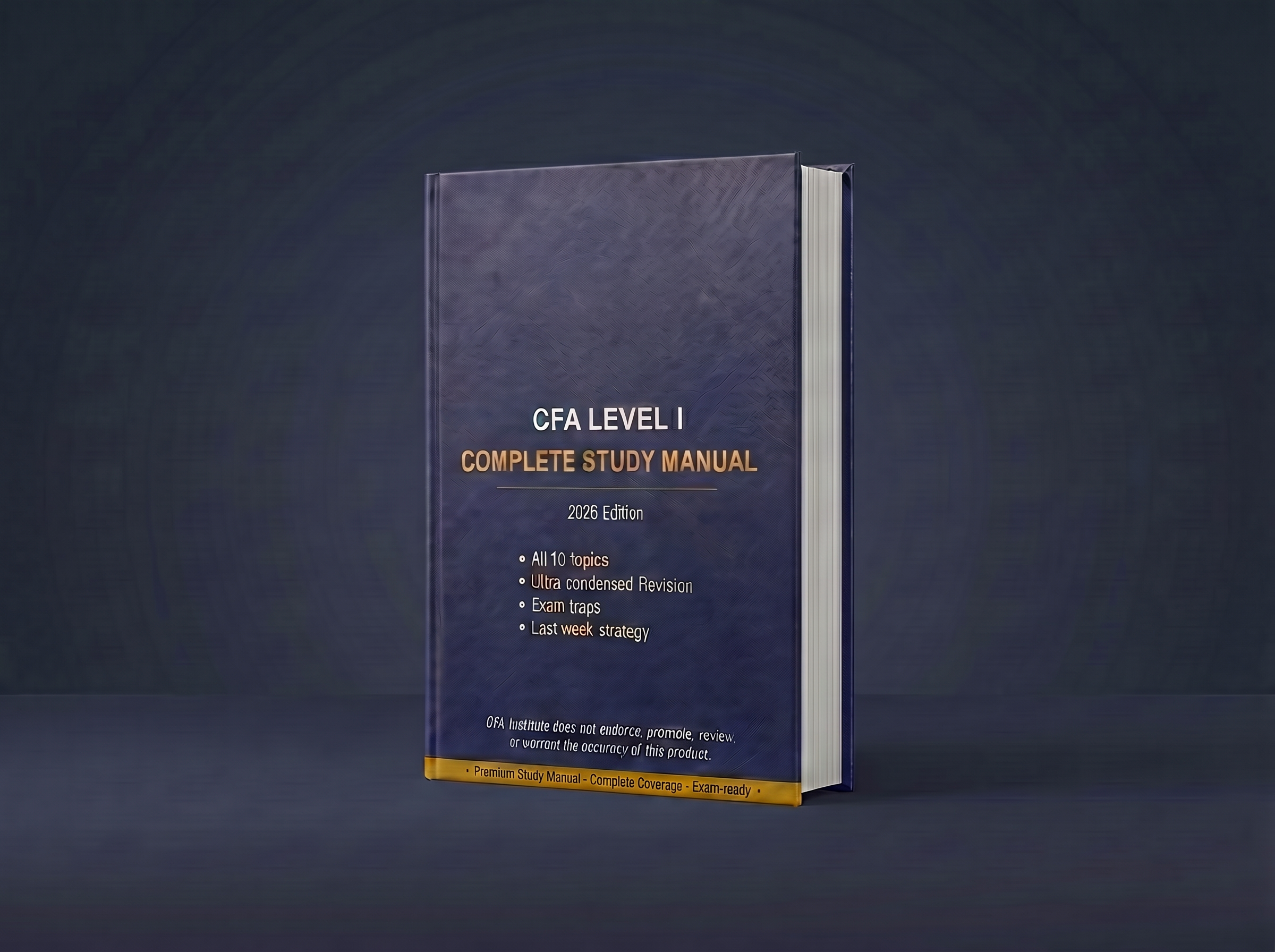 CFA Level I Study Notes 2026 — Complete Exam Prep