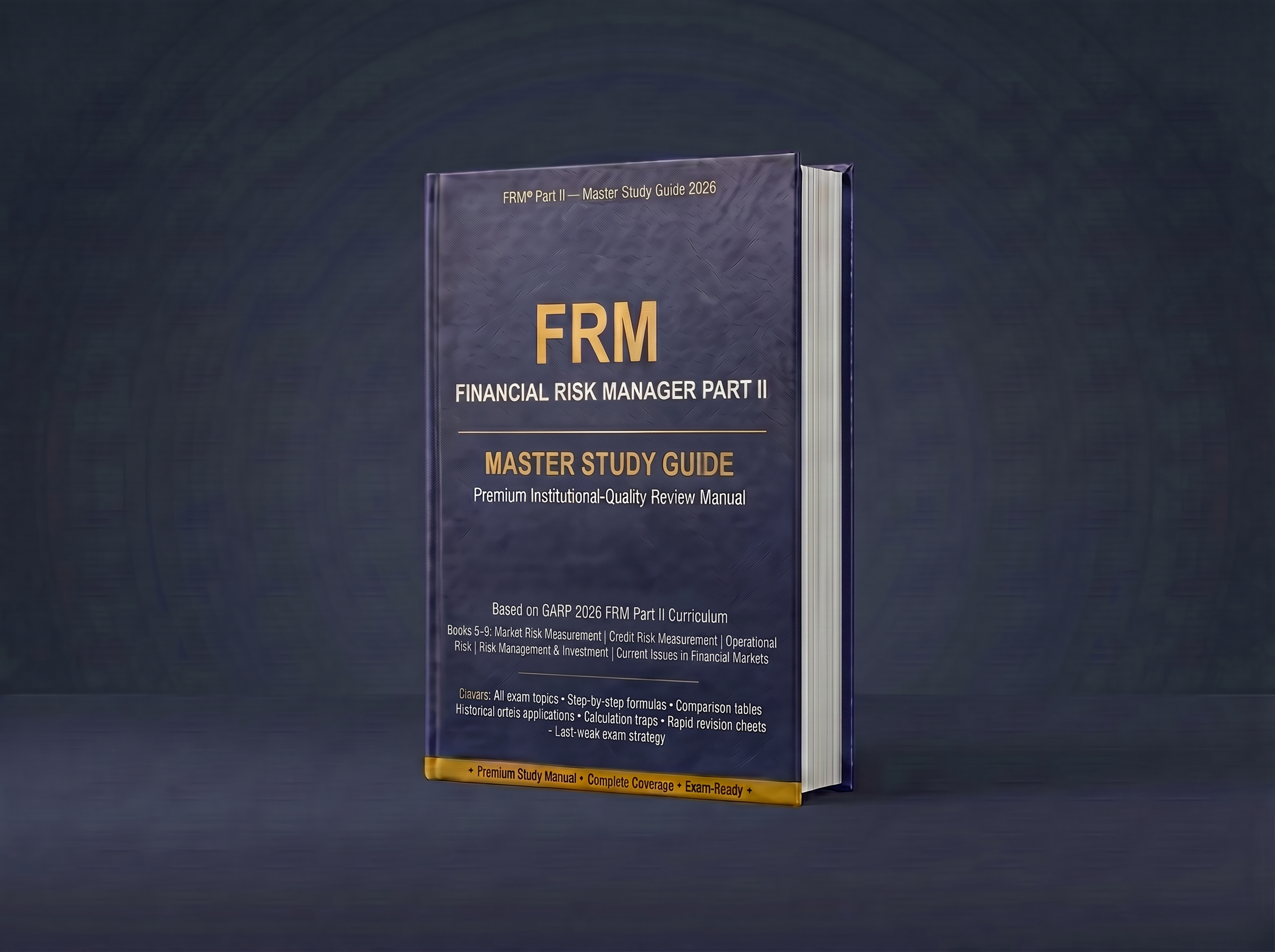 FRM Part II Study Notes 2026 — Complete Exam Prep