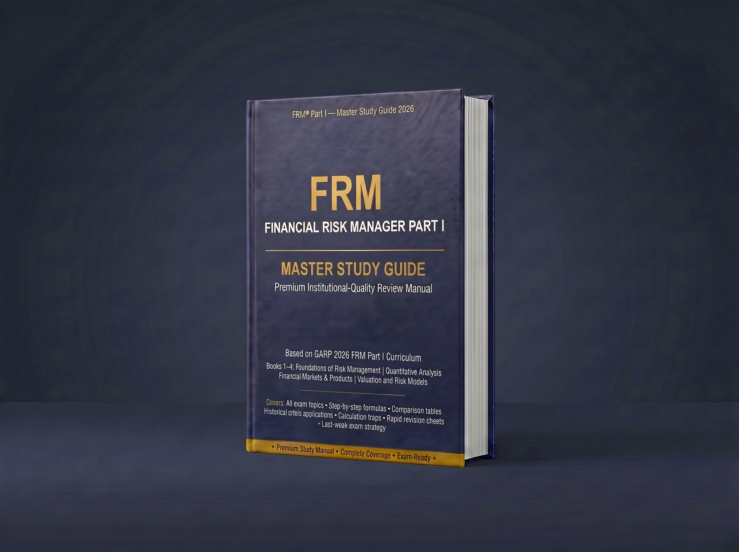 FRM Part I Study Notes 2026 — Complete Exam Prep